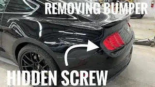 15-22 Ford Mustang gt rear bumper removal
