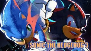 Sonic Movie 3 Sonic vs Shadow Speedpaint