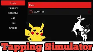Tapping Simulator Arceus X | Auto Rebirth | Auto Click | Auto Hatch