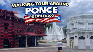 EXPLORING PONCE, PUERTO RICO | PLAZA LAS DELICIAS | DOWNTOWN PONCE 4K | WALK WITH US