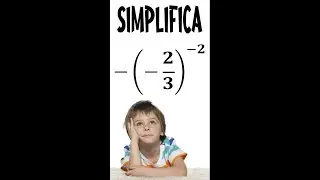 Racional negativa con exponente negativo #shorts #algebra