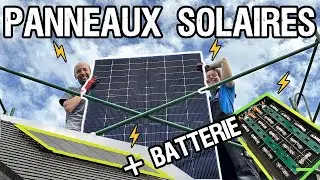 On installe des PANNEAUX SOLAIRES : ça envoie des Watts !!