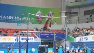 SEITZ Elisabeth (GER) &ndash; 2014 Artistic Worlds, Nanning (CHN) &ndash; Qualifications Uneven Bars