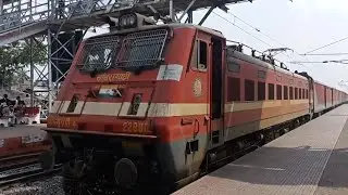 After a Very Long Time EAST COAST Express with SRC WAP-4 thrashed station