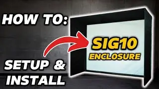 SIG10 Golf Simulator Enclosure Setup & Install