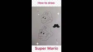 How to draw Super Mario
