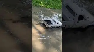WPL-C24 offroading in the mud! #rccar #rctrucks #rc #rccrawler #offroad #axial #wplc24 #traxxas#losi