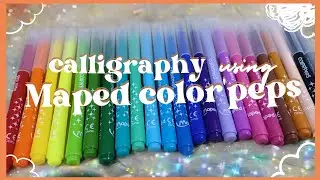 MAPED COLOR'PEPS ULTRACLEAN MARKER CALLIGRAPHY