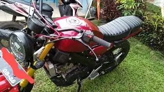 Modifikasi - Yamaha Vixion Jadi Custom Penghuni Tanah
