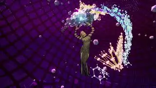 Amanda Gregory with Android Jones' Microdose VR