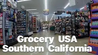 USA Grocery Store Tour Southern California 4K