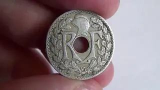 Coin of France 10 centimes 1925 year/Монета Франции 10 сантимов 1925 год