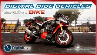 Ridable Bikes: Sport Bike - 360 all Sportbike versions Unreal Engine Marketplace UE5 Chaos Vehicles