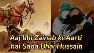 Aaj Bhi Zainab Ki Aati Hai Sada| Aaj bhi Zainab Ki lyrics#salam
