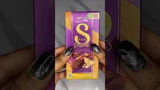 Cadbury Dairy Milk Silk Plum Cake 🍫🍭😋🤤#asmr #shorts