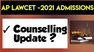 AP Lawcet-2021 Counselling | Any Update ? | By Krishna's Tutorials |