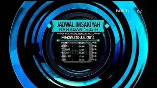 Jadwal Imsakiyah NET. 