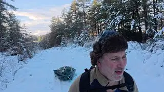 A freezing night in the Scottish Highlands testing a sleeping bag !