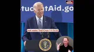 Biden: Ted Cruz called you &ldquo;slackers