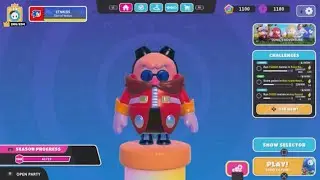 Fall Guys PS5 Dr. Eggman Skin Gameplay