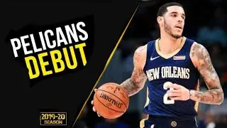 Lonzo Ball Pelicans Debut! Preseason vs. Atlanta Hawks