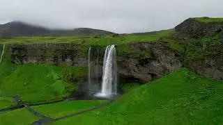 Seljalandsfoss Waterfall, Golden Circle, Iceland, Summer 2025