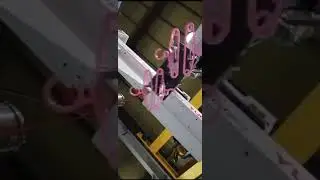 Plastic hanger injection molding machine