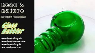 Glass Bubbler Pipe - head&nature