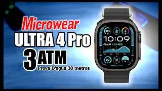 Smartwatch ULTRA U4 PRO com Chat GPT, Responde WHATSAPP e a Prova D'agua 3ATM