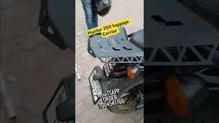 Багажник для Hunter 350 #jamshedpur #royalbike #hunter350 #carrier #bike #modified #bullet350 #decor