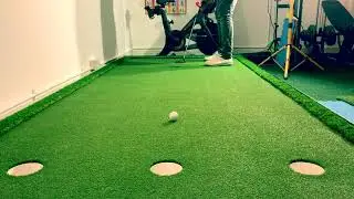 PuttAWAY Golf Adjustable platform Demo