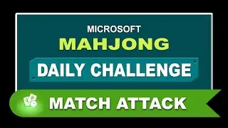 Microsoft Mahjong Daily Challenge January 22, 2026 | Match Attack - Hard