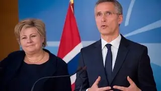 NATO Secretary General with the Prime Minister of Norway, 04 MAY 2017