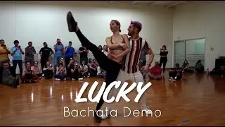 Lucky - Pinto Picasso ◆ Bachata 2023 | Arnaldes y Bri | Bachata Demo