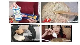 Vlog! Spaghetti in cream sauce 🍝 Motivation 😎👍💥💯love you ❤️ Спагетти в соусе'''Мотивация 💥