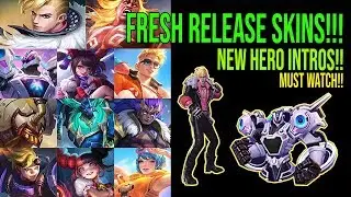 ALL UPCOMING SKINS IN 2019! NEW SKIN INTROS!- MOBILE LEGENDS NEW UPCOMING SKIN 2019!