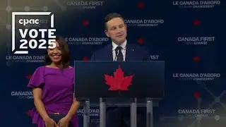 Pierre Poilievre addresses supporters on election night – April 29, 2025
