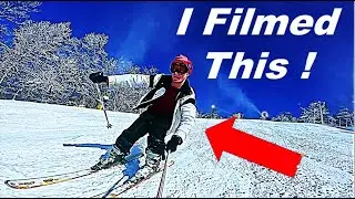 Vlog #7: Whitetail-- Angel Drop, Drop-in, Sidewinder, Jib Junction and Velvet. filmed on a Ski Pole