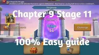 Lords Mobile vergeway chapter 9 stage 11 easy guide