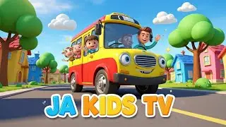 Happy Bus Ride 🚌  Wheels on the Bus Song for Kid