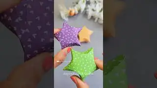 These Paper Stars Are So Easy to Make ⭐ Watch Till the End #origami #craft #tutorial
