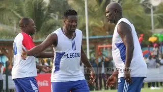 LEGENDS MATCH : Goals & Highlights &bull; Adebayor, Diof, Asamoah Gyan, Weah & Others