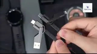 4-in-1 Fast Charging Cable (60W) &mdash; iPhone, iPad, Type-C, USB-A 