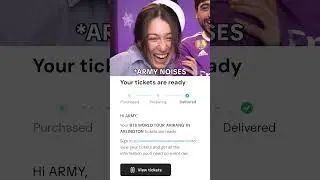 Trying to buy BTS concert tickets