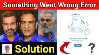 FaceApp Something Went Wrong Error Solution Fix || Problem Fix 2 Minutes