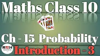 NCERT Solutions for class 10 Ch - 15  Probability - Introduction 3, Simple way tutorial.