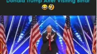 Donald trump after visiting bihar