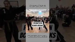 Fun Board Breaking Promotion Demos! #nextgenmusool #koreanmartialart  #kuksool #worldkidofederation