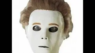 White Mike Meyers Halloween Mask