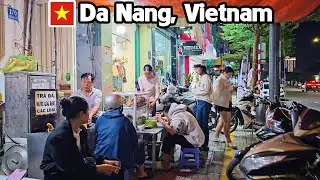 DA NANG Vietnam Nightlife - Le Duan Fashion Street Busy Shopping Area & Real City Vibes